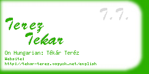 terez tekar business card